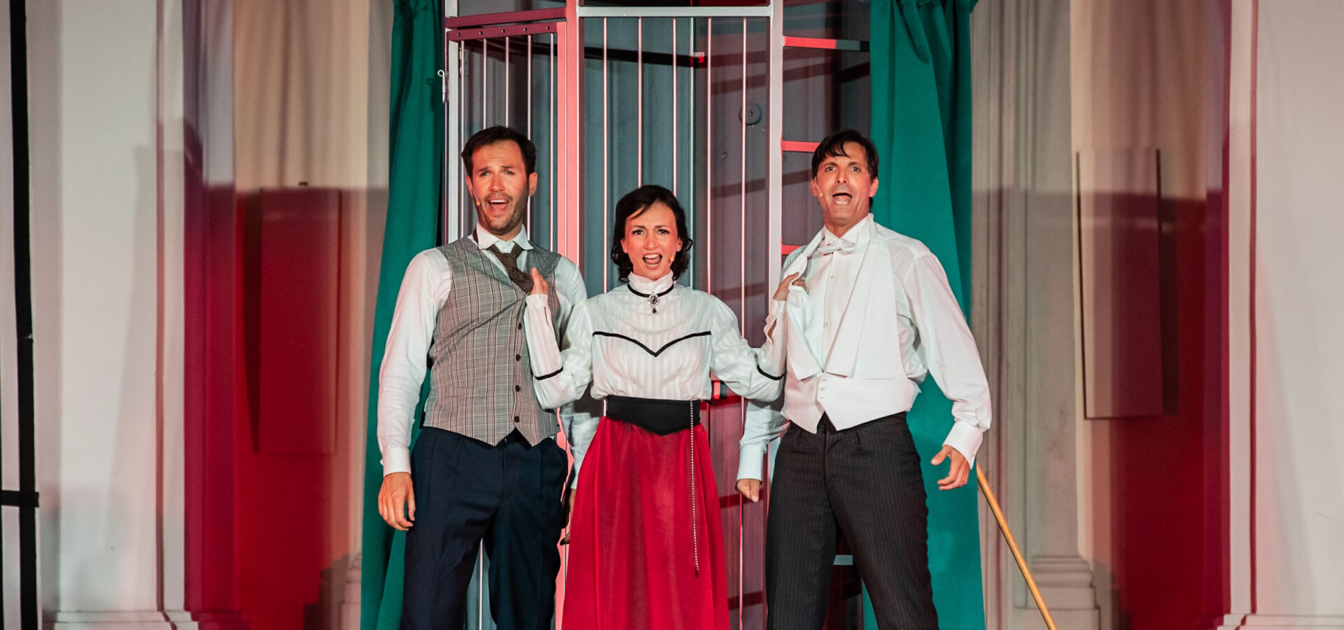 Die Fledermaus | Alfred, Rosalinde und Eisenstein